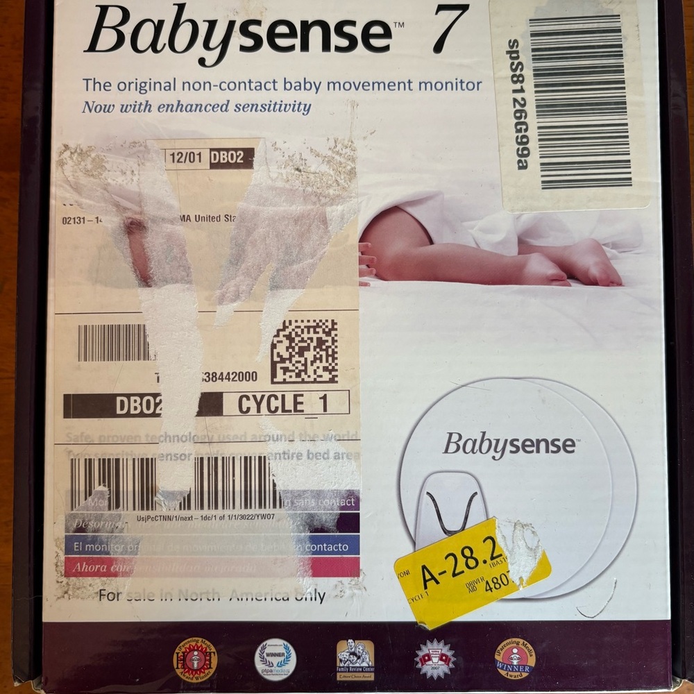 7 Non-Contact Baby Movement Monitor - White